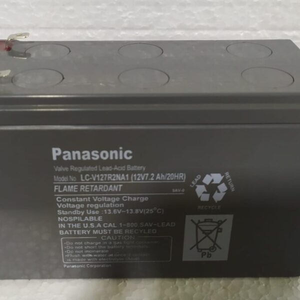Battery Panasonic 12V 7,2AH